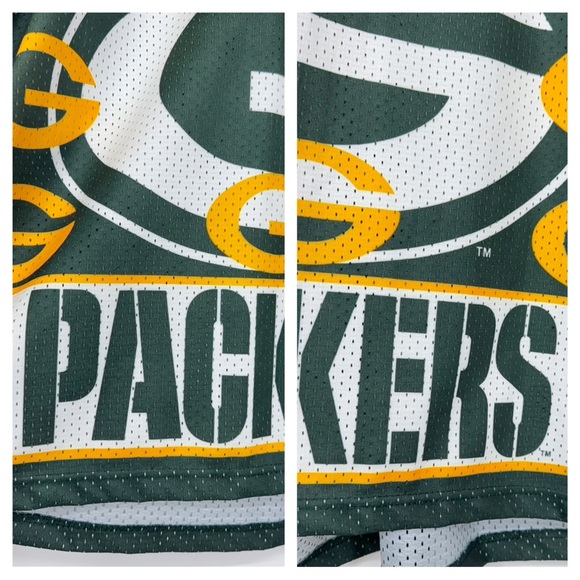 Vintage Wilson Green Bay Packers Cropped Practice Jersey Women’s Size XL - Picture 7 of 16